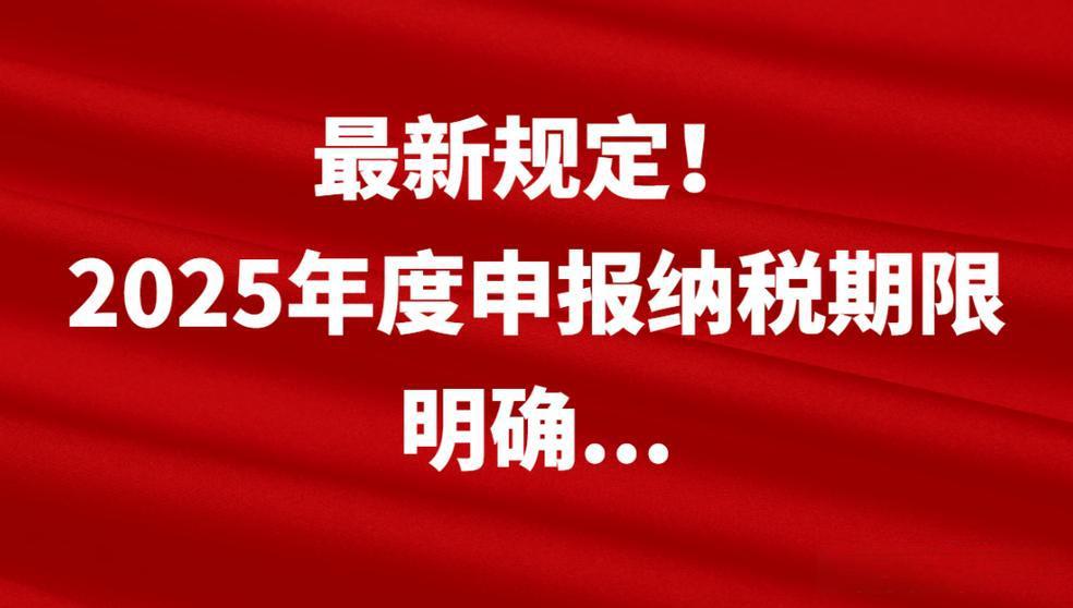 国家税务总局办公厅关于明确2025年度申报纳税期限的通知